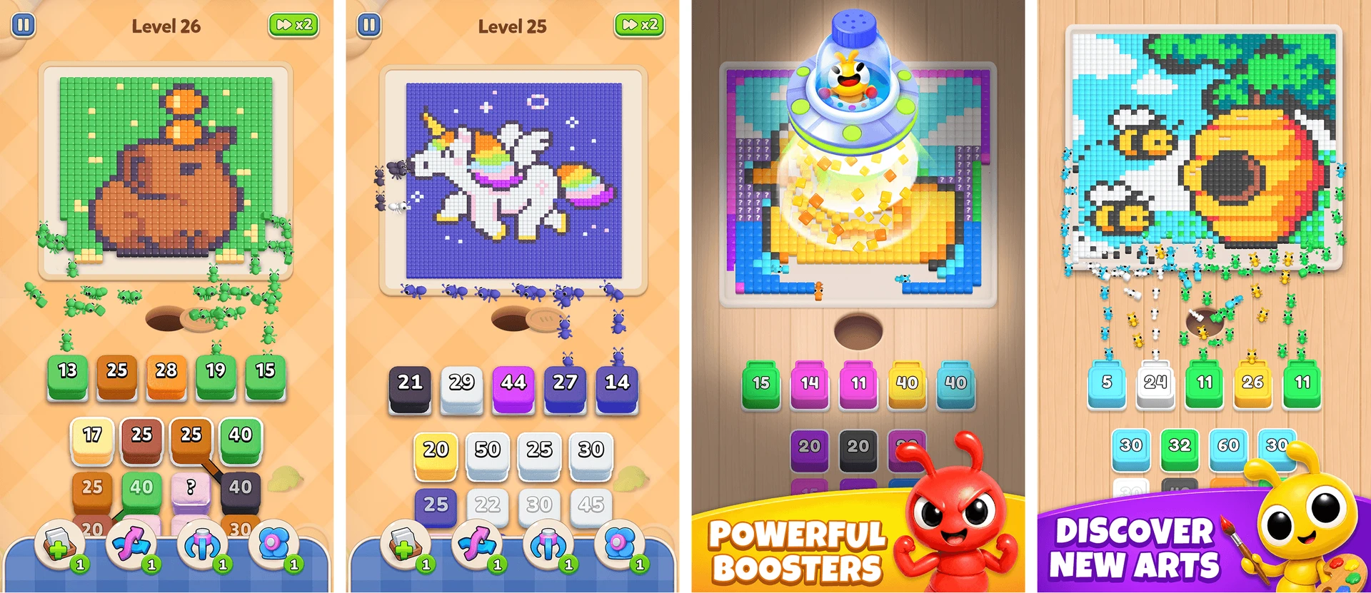 Экраны игр Colony Flow! / Food Hunt